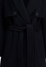 Ivy Oak Colette Ann Double-Breasted Wool Trench Coat Blue IO111143COLETTE ANNBL900_82f9edc6-6247-4109-9fe0-6d6dfe3be1ed