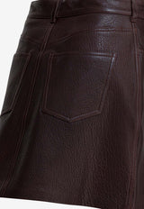 Ivy Oak Lilou Leather Mini Skirt Bordeaux IO118055LILOURE401_fd27daa8-88c9-4544-993a-53c25d91b2c2