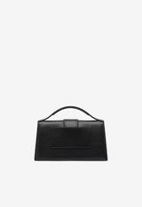 Jacquemus Large Bambino Leather Shoulder Bag Black 21HBAW00007BC01C0199S_82785