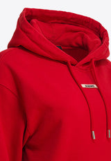 Jacquemus Gros Grain Hooded Sweatshirt Red 24EHOW00247AJ00109471_b09a62dd-3df8-4859-9b55-5b813b7b0f86