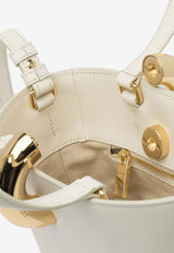 Jacquemus Small Bambola Leather Bucket Bag White 24HBAW00389AC01C01115_82864