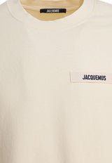 Jacquemus Gros Grain Crewneck T-shirt Beige 25HTSM00133AJ00226150_31e99f92-ff57-4da2-be50-4f2e2b7a6683