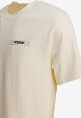 Jacquemus Gros Grain Crewneck T-shirt Beige 25HTSM00133AJ00226150_31e99f92-ff57-4da2-be50-4f2e2b7a6683