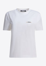 Jacquemus Gros Grain Short-Sleeved T-shirt White 25HTSW00550AJ00029100_54b34f76-88b0-4c7a-98c1-ddd09d4bce12