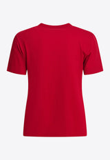 Jacquemus Gros Grain Short-Sleeved T-shirt Red 25HTSW00550AJ00029471_806d0fd6-cb59-4c61-bdcc-042dde2480a5
