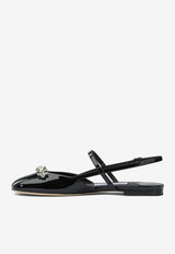 Jimmy Choo Belinda Slingback Flats Black BELINDA SB FLATPATBLACK_a3a3eaa4-98b1-45cf-9f5e-de8f2b87fb52
