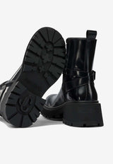 Jimmy Choo Conny Buckle-Strap Ankle Boots Black CONNY FLATHKBBLACK_156c20fd-5547-458e-a80d-5cfbda63a9fd