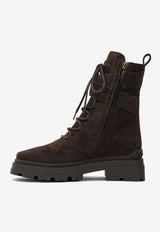 Jimmy Choo Noemi 45 Combat Boots Brown