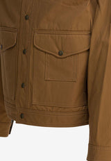 Junya Watanabe Comme Des Garçons X Filson Jacket with Logo-Patch WP-J014-W251 BEIGE X NVY/GR_c304e1b3-3f33-42c4-b81c-72ce49b3d7ed