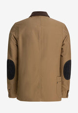 Junya Watanabe Comme Des Garçons Long-Sleeved Shirt with Elbow-Patches WP-J029-W251 BEIGE_44dd2dd9-2140-4c88-9c44-cd1de7f2ffc2