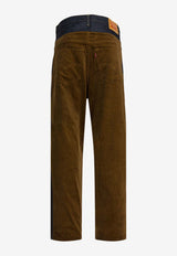 Junya Watanabe Comme Des Garçons X Levi's Straight-Leg Jeans WP-P202-W251 INDIGO X BROWN_fb5406e9-86d8-450c-9a25-a347b042c4df