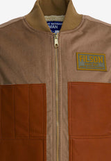 Junya Watanabe Comme Des Garçons Wool-Blend Zip-Up Vest WP-V002-W251 BEIGE X BRN X_21e779da-6b0d-4f4e-9db2-f82cb3e2b78b