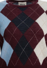 Khaite Argyle Knit Cropped Top Multicolor 18054655880_4171ba96-e36a-4f41-87c9-c6d0e78dc801