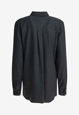 Khaite Auryn Long-Sleeved Shirt Gray 2412604217_3a28c00a-efe7-4bdb-ad46-b1a7a08e6d6c