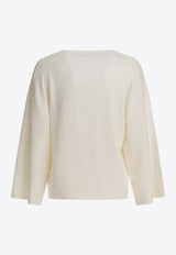 Khaite Darcy Wool Sweater White 9854500183_c29a6868-69c5-4628-8d75-373711619e50