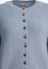 Khaite Everheart Knitted Cardigan Light Blue 9947645331_2d91ca18-c941-4472-9bef-db2a9adb6317