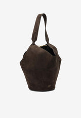 Khaite Small Lotus Suede Tote Bag Brown H2043-726950_c0c5a621-e5d7-49d3-aec4-ae42b13b582e