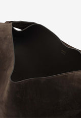 Khaite Small Lotus Suede Tote Bag Brown H2043-726950_c0c5a621-e5d7-49d3-aec4-ae42b13b582e