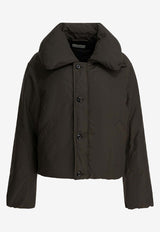 Lemaire Bubble Collar Cropped Down Jacket Brown OW1151LF1019BR507_4ea55a58-8d4f-4311-8400-3ccf254939ef