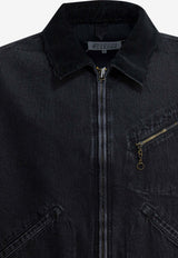 Maison Margiela Zip-Up Denim Jacket Black S50AM0650M30040961_b2567806-cb46-47b8-a0ac-065328adef99