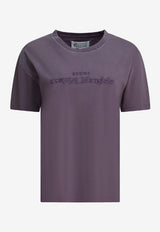 Maison Margiela Reverse Logo Print T-shirt Purple S51GC0526S20079969_56290839-d225-4c15-a516-1a00153b9e48