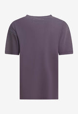 Maison Margiela Reverse Logo Print T-shirt Purple S51GC0526S20079969_56290839-d225-4c15-a516-1a00153b9e48