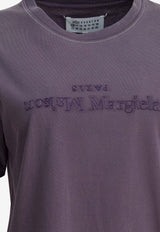 Maison Margiela Reverse Logo Print T-shirt Purple S51GC0526S20079969_56290839-d225-4c15-a516-1a00153b9e48