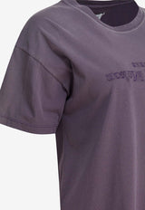 Maison Margiela Reverse Logo Print T-shirt Purple S51GC0526S20079969_56290839-d225-4c15-a516-1a00153b9e48