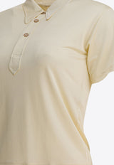 MM6 Maison Margiela Essential Polo T-shirt Beige S51GL0062M20134112_a1f229e0-675a-48a3-ac57-f4497f8cc204