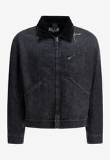 Maison Margiela Zip-Up Denim Jacket Black S67AM0107M30036962_dd4ccd53-3079-4998-93f2-22391c223727