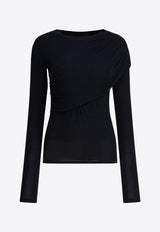 Isabel Marant Etoile Dressi Long-Sleeved Top Black 25AHT0656FAC3K01E01BK_ef5eb9ad-8a81-43d7-99b1-bef2731b28ff