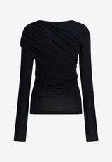 Isabel Marant Etoile Dressi Long-Sleeved Top Black 25AHT0656FAC3K01E01BK_ef5eb9ad-8a81-43d7-99b1-bef2731b28ff