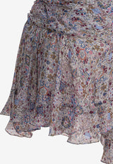 Isabel Marant Etoile Berenicia Asymmetric Mini Skirt Multicolor 25AJU0378FAC3J01E23EC_82292