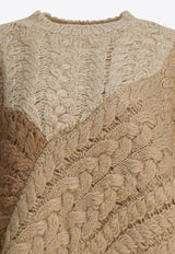 Isabel Marant Etoile Daryl Twisted Knit Patchwork Sweater Beige 25APU0701FAC3L04E90BE_9d97457a-0573-4581-85ed-bf44c4812f1a