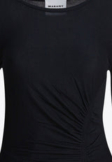 Isabel Marant Etoile Jelina Draped Midi Dress Black 25ARO0349FBC3K01E01BK_347a3c22-a54d-4ce3-bc6d-2371d776270b