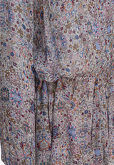 Isabel Marant Etoile Bess Floral Print Mini Dress Multicolor 25ARO0799FAC3J01E23EC_82977