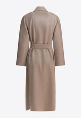 Max Mara Ludmilla Icon Belted Long Coat Beige 2521016051LUDMILLA032_82534