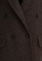 Max Mara Arco Double-Breasted Buttoned Coat Black 2521016443ARCO1234003_10845706-ed20-42ca-bc88-7042a10c704f