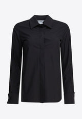 Max Mara Knut Long-Sleeved Button-Up Shirt Black 2521116031KNUT005_82714