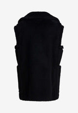 Max Mara Bormida Double-Breasted Teddy Vest Black 2521276253BORMIDA1234008_51ed8c7f-aaf6-4cea-ab48-7c55a5155447