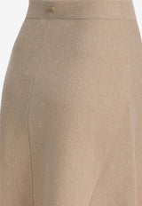 Max Mara Giberna Wool-Blend Flared Skirt Beige 2521306022GIBERNA006_b67b5d34-f328-4efb-9104-5de11e732ece