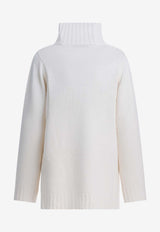 Max Mara Aceti Cashmere High-Neck Sweater White 2521366022ACETI004_10d6d49f-448c-495b-b7dc-a520a552af14