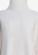 Max Mara Aceti Cashmere High-Neck Sweater White 2521366022ACETI004_10d6d49f-448c-495b-b7dc-a520a552af14