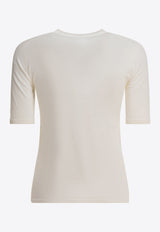 Max Mara Gerico Wool Knit Top White 2521366161GERICO001_82858