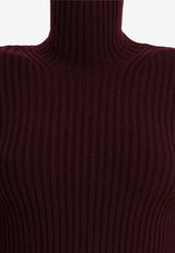 Max Mara Aral Cashmere-Blend High-Neck Sweater Red 2521366293ARAL1234012_f7b0a78d-8780-41e7-89e6-348da2fca55a