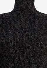 Max Mara Azulene Knitted Cashmere-Blend High-Neck Sweater Black 2521366383AZULENE1234004_0f1cda67-0cc0-4d0f-8280-379eed7325fa