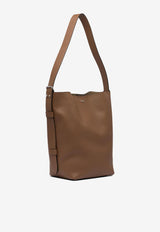 Max Mara Small Archetipo Leather Shoulder Bag Brown 2524516021ARCHETIPO1SV2001_1214e3da-7cb5-48a5-8f71-144e650d1103