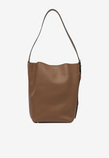 Max Mara Small Archetipo Leather Shoulder Bag Brown 2524516021ARCHETIPO1SV2001_1214e3da-7cb5-48a5-8f71-144e650d1103