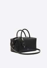 Max Mara Medium Leather Top Handle Bag Black 2524516121HOLDALLM005_80332eb6-651b-4554-8c7f-7c02324390b3