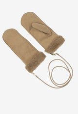 Max Mara Shearling-Trimmed Wool Gloves Brown 2524566092SAND001_9aae8baf-f362-43a3-9efa-2f5feb59b454